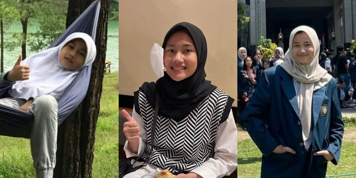 Portrait of Rania's Transformation, Ifan Seventeen's Child, Now a Sweet-Faced Medical Student