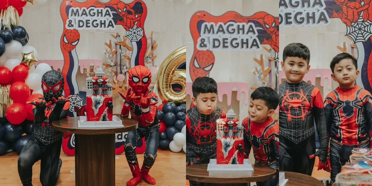 Portrait of Magha and Degha's Birthday, Kadek Devi's Twin Children, One Womb but Not Alike