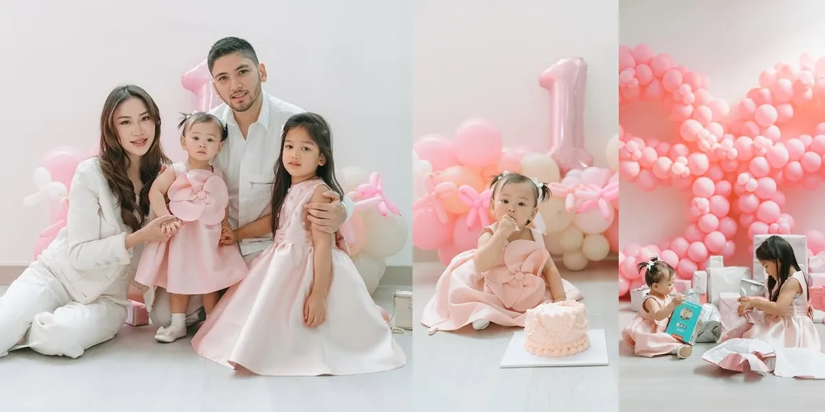 Portrait of the First Birthday of Aditya Trihatmanto's Second Child - Kezia, Granddaughter of Bambang Trihatmodjo