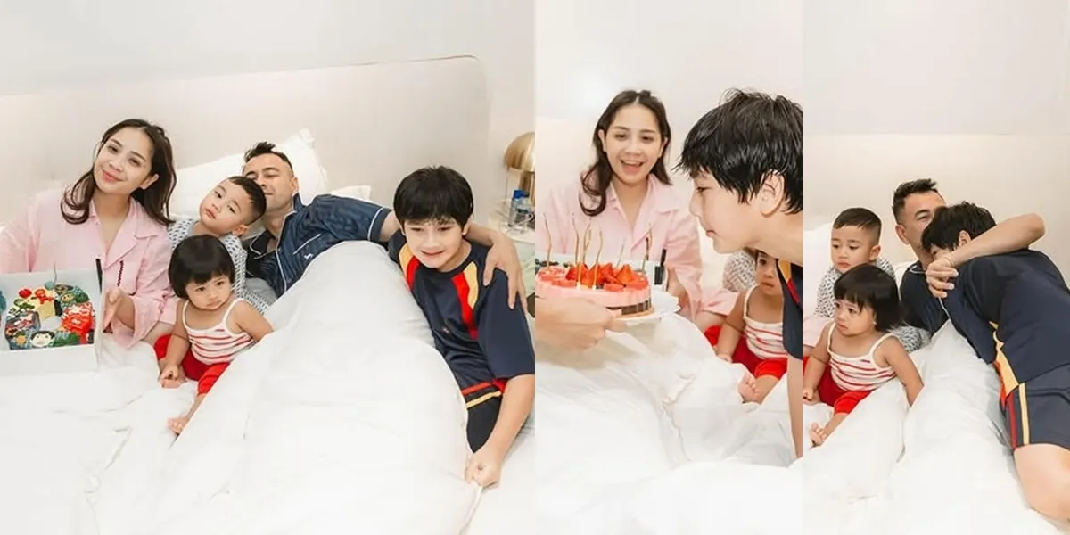 Portrait of Rafathar's 10th Birthday, Nagita Slavina and Raffi Ahmad Give a Sweet Surprise