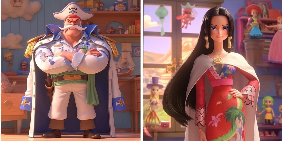 When 'ONE PIECE' Characters Are in the Adorable Animation Style of 'TOY STORY'