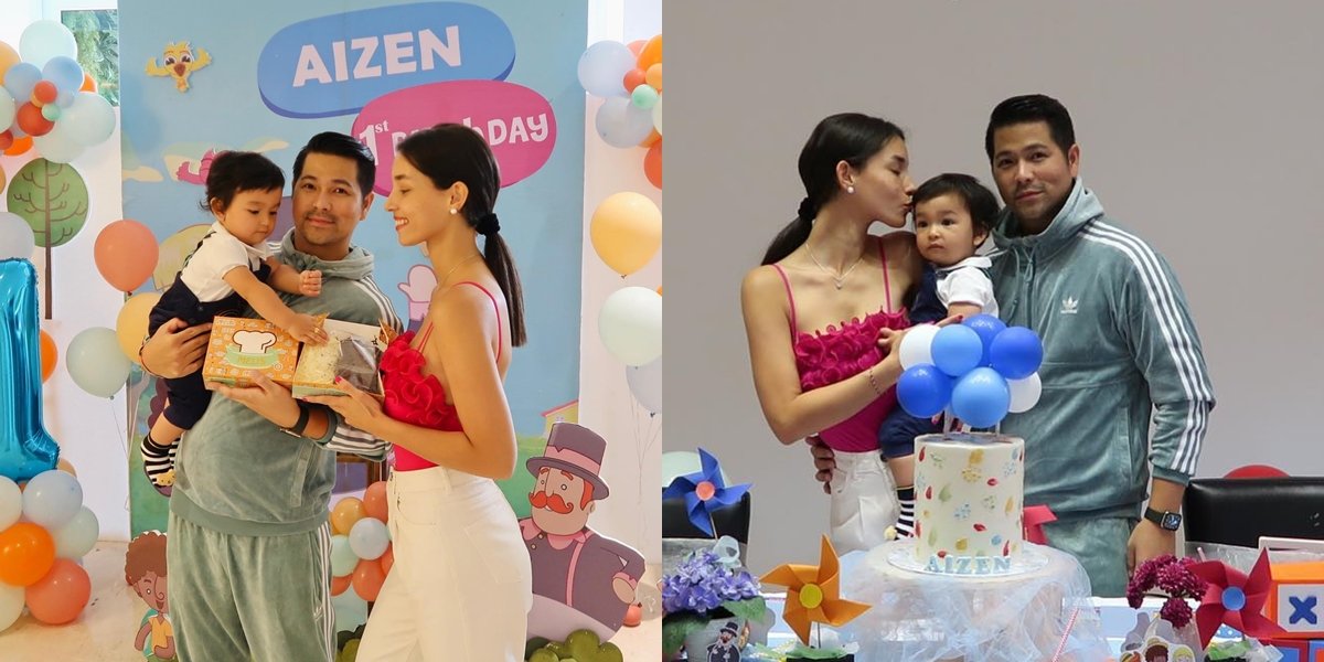 Portrait of Vanessa Lima, Erick Iskandar's Wife on Baby Aizen's Birthday, Successfully Distracting Focus