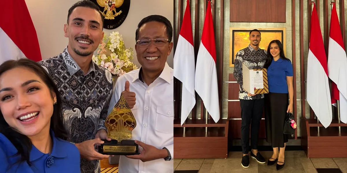 Portrait of Vincent Verhaag, Jessica Iskandar's Husband, Officially Becomes an Indonesian Citizen, Flooded with Congratulations