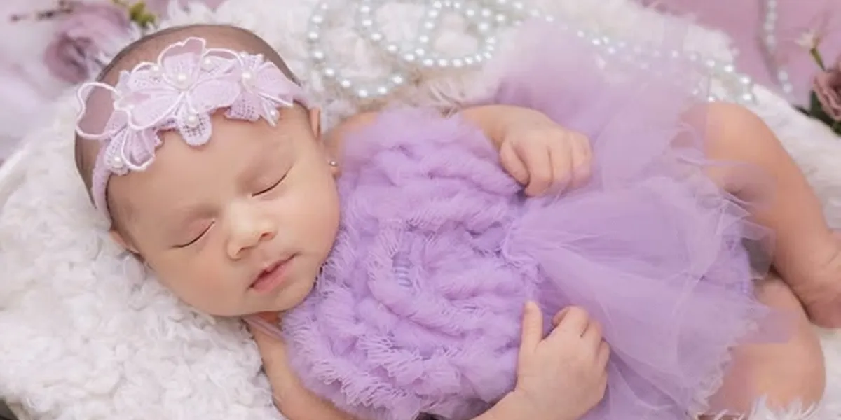 Portrait of L Joyee Tamara, the Daughter of Lesti and Rizky Billar, Beautiful