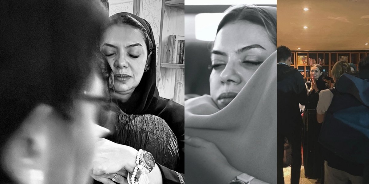 Portrait of Najwa Shihab's Puffed Eyes After the Death of Ibrahim Sjarief Assegaf, Losing Half of Her Soul