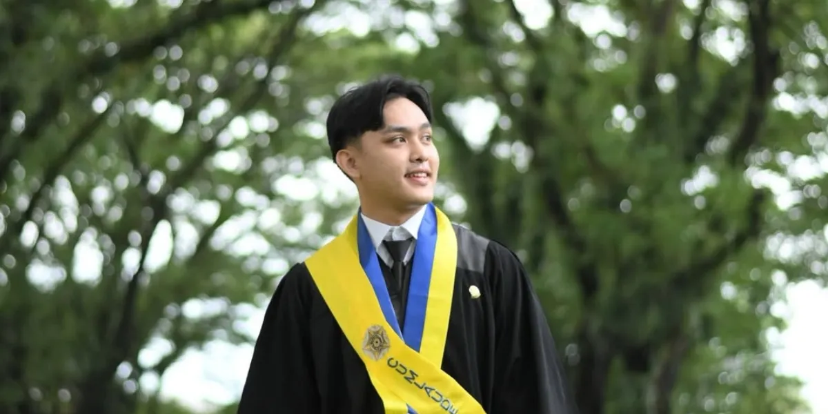Graduation Portrait of Rafael, Alumni of Clash of Champions Season 2, Achieves Cum Laude Status
