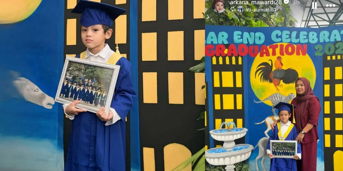 Potret Wisuda TK Arkana Anak Bungsu Nikita Mirzani, Bakal Jadi Anak SD