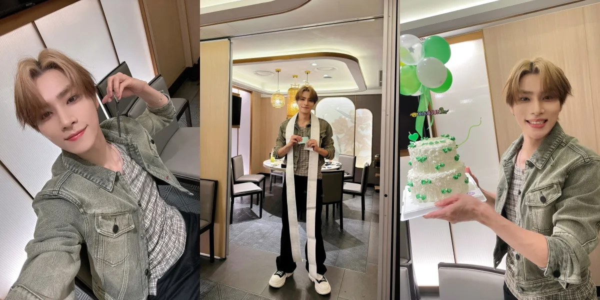 Xiaojun WayV's Portrait Celebrates Birthday with Fans, Treating Over 200 Million