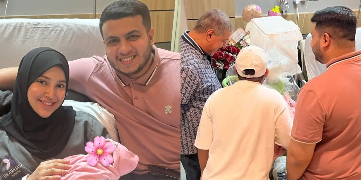Portrait of Yislam Jaidi and Miskah Shafa Welcoming Their First Child, Fadil Jaidi Happy to Be an Uncle