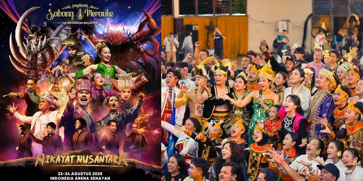 Portrait of Yura Yunita Training to Perform at the Sabang Merauke Show with 351 Dancers