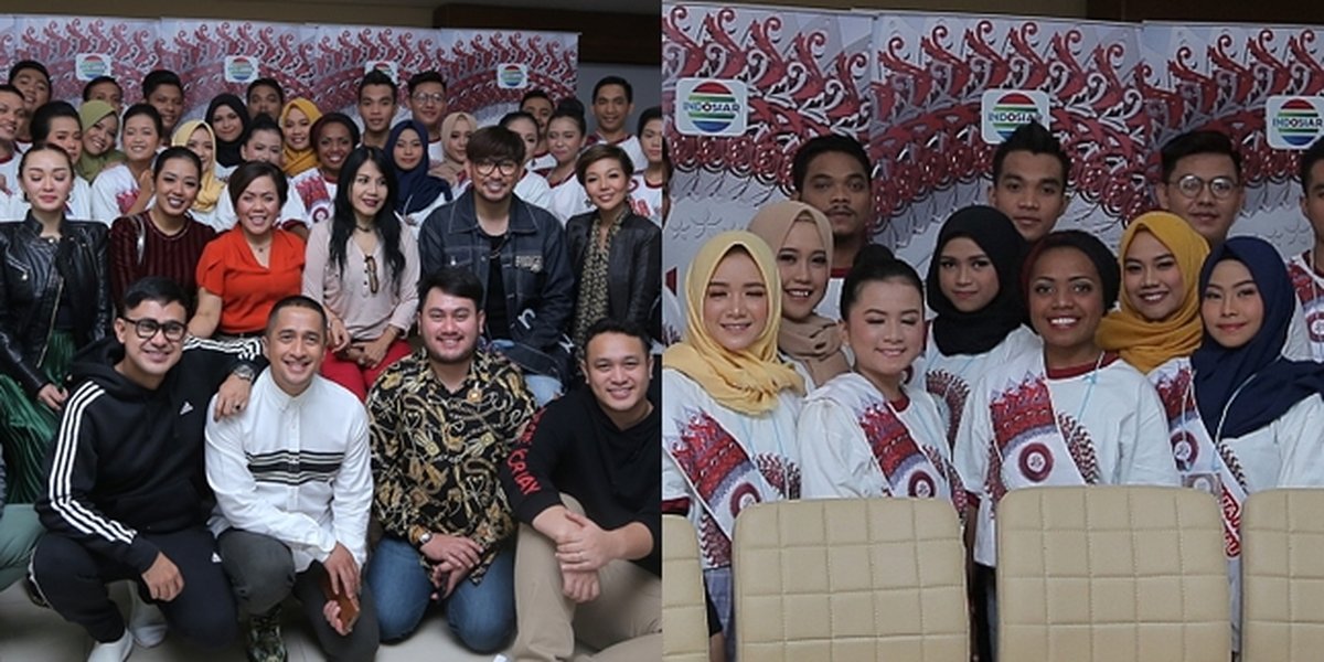 Press Conference 'Liga Dangdut Indonesia 2019' with Judges - Participants