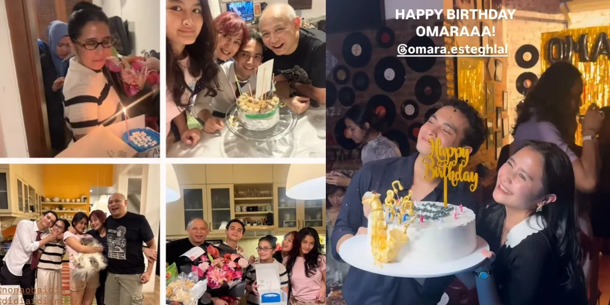Prilly Latuconsina Surprises Omara Esteghlal on His Birthday, Gives a Sweet Kiss on the Cheek