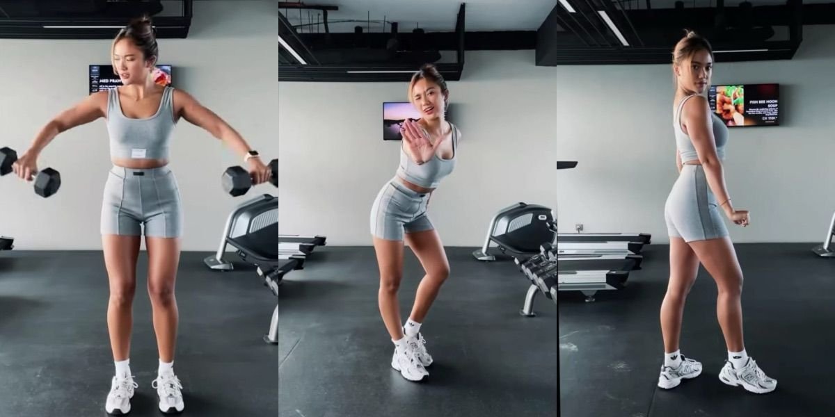 Having Body Goals, Marion Jola's Photos While Exercising - Showing Off Her Muscular Arms