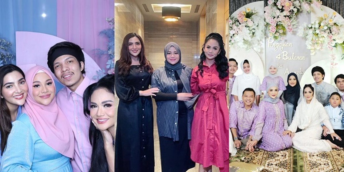 Having Two Beautiful Mothers, 8 Pictures of Aurel Hermansyah with Ashanty and Krisdayanti who Will Give the First Grandchild