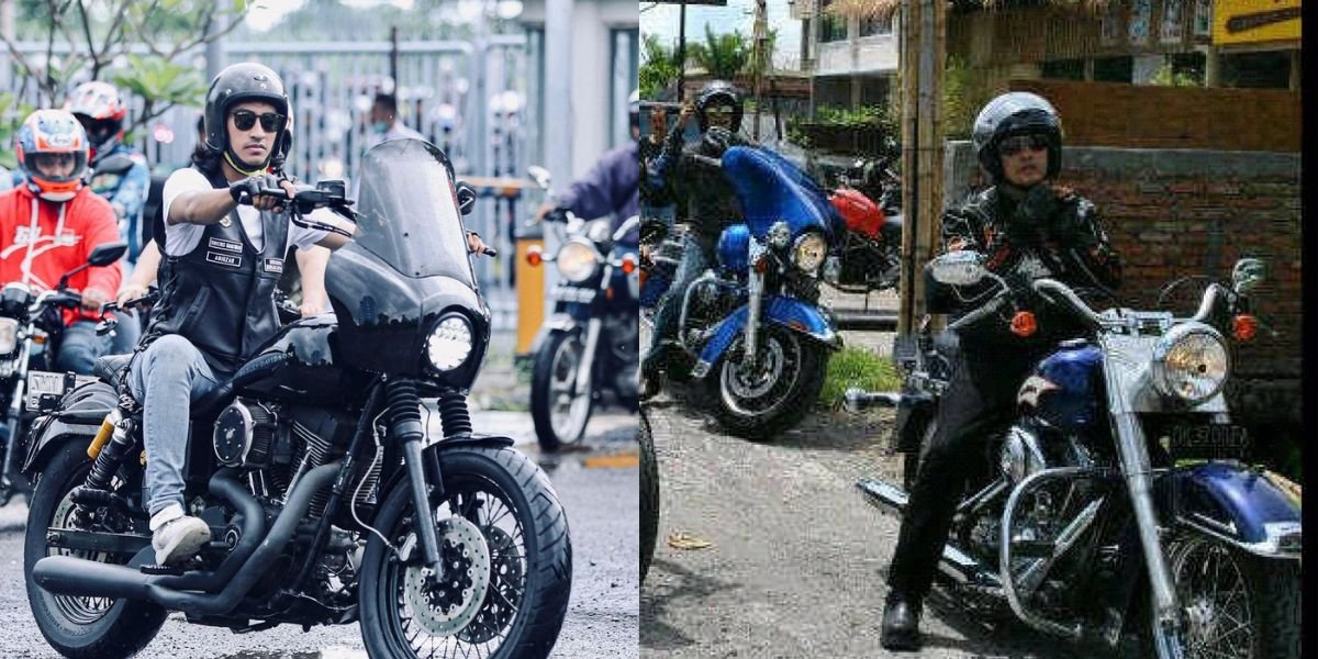 Having the Same Hobby as Uje, 8 Handsome Photos of Abidzar Riding a Big Motorcycle - Netizens Request to Ride Along