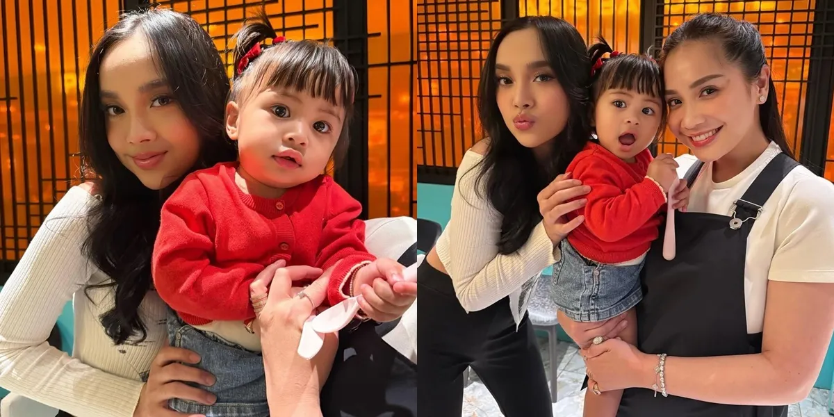 Same Nickname, Moment of Lyodra and Lily, Daughter of Nagita Slavina Meeting