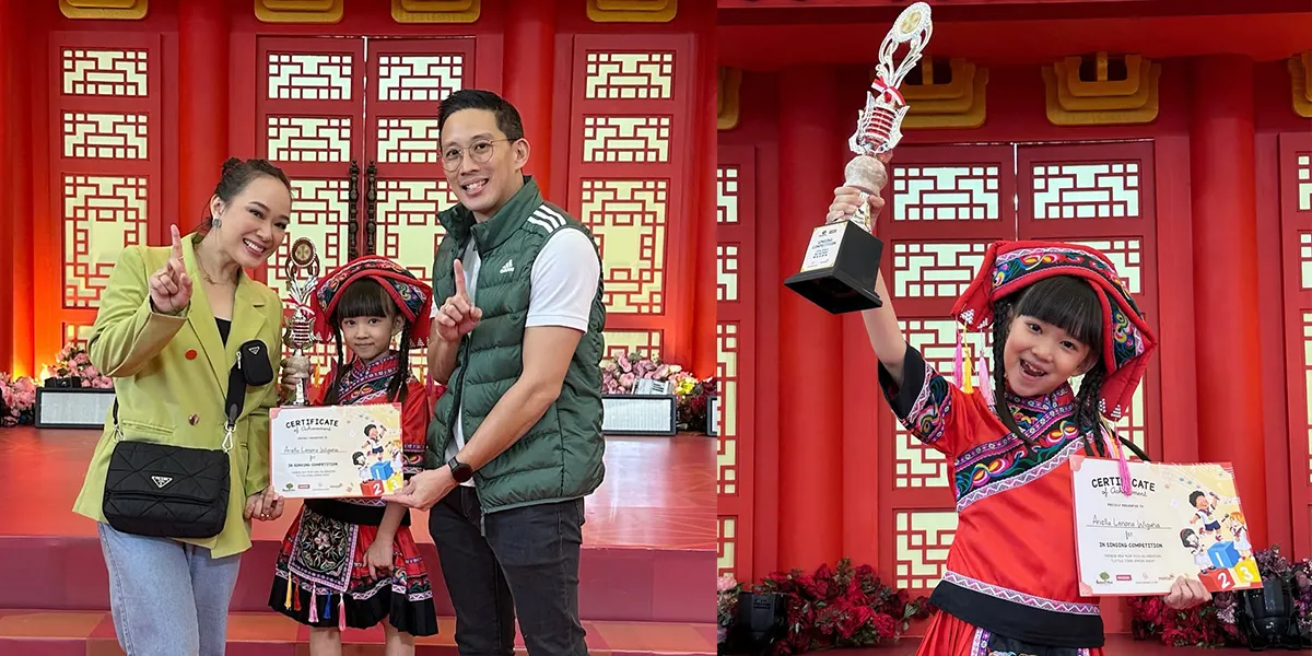 Yuanita Christiani's Daughter Wins Singing Competition at Age 5, Amazing!