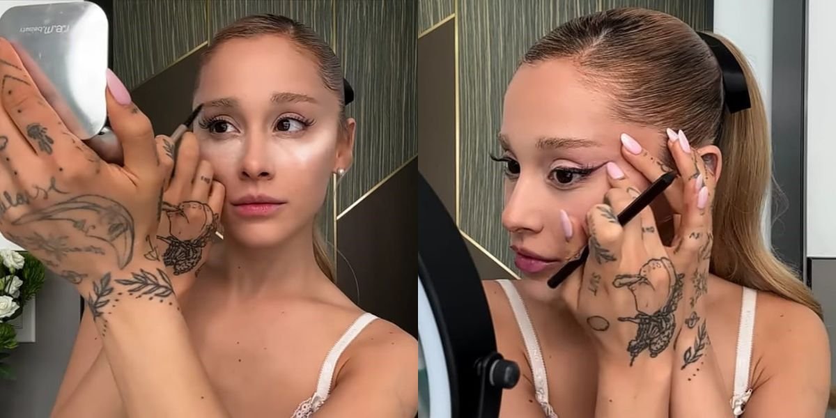 Secrets of Perfect Cat Eye, Here are 10 Portraits of Get Ready With Me Ariana Grande Along with Makeup Tutorials