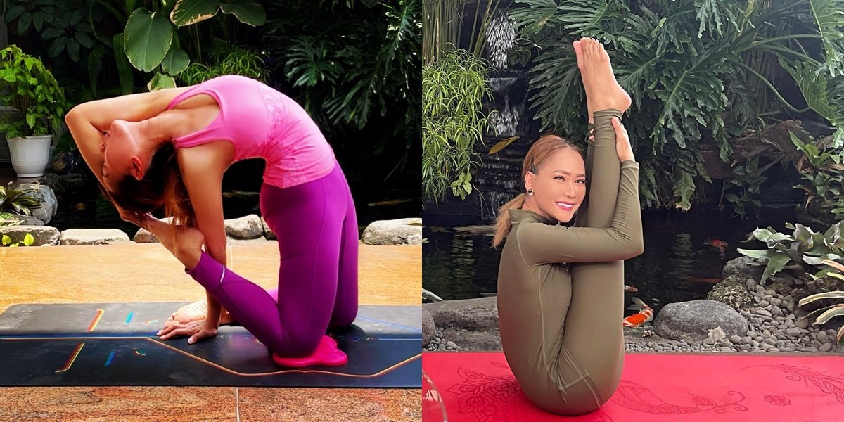 Inul Daratista's Diligent Yoga Exercise, Here's a Picture of Her Flexible Body at Almost 44 Years Old - Seeing It Makes You Cringe