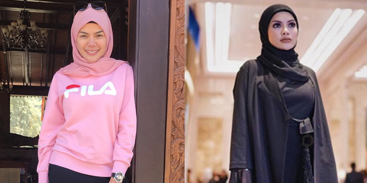 Diligently Attending Religious Study, Here Are 8 Captivating Portraits of Nikita Mirzani in Hijab