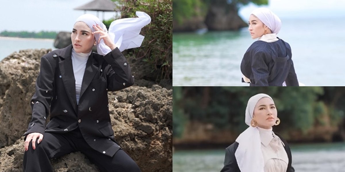 Critics Abound, 8 Photos of Shandy Purnamasari's Hijab Style 'Crazy Rich Malang' - Netizens: Hair and Neck Still Visible