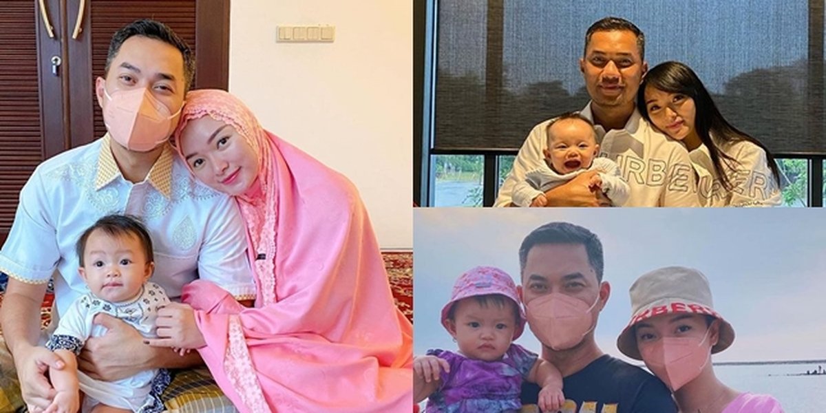 Rumors of Divorce Are Rife, 8 Pictures of Zaskia Gotik and Sirajuddin Getting Closer Like Teenagers Drunk in Love - Happy Together with Baby Arsila
