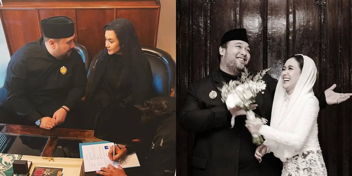 Celebrate Anniversary, Cita Rahayu Shares Moments of Simple Wedding Ceremony with Didi Mahardika
