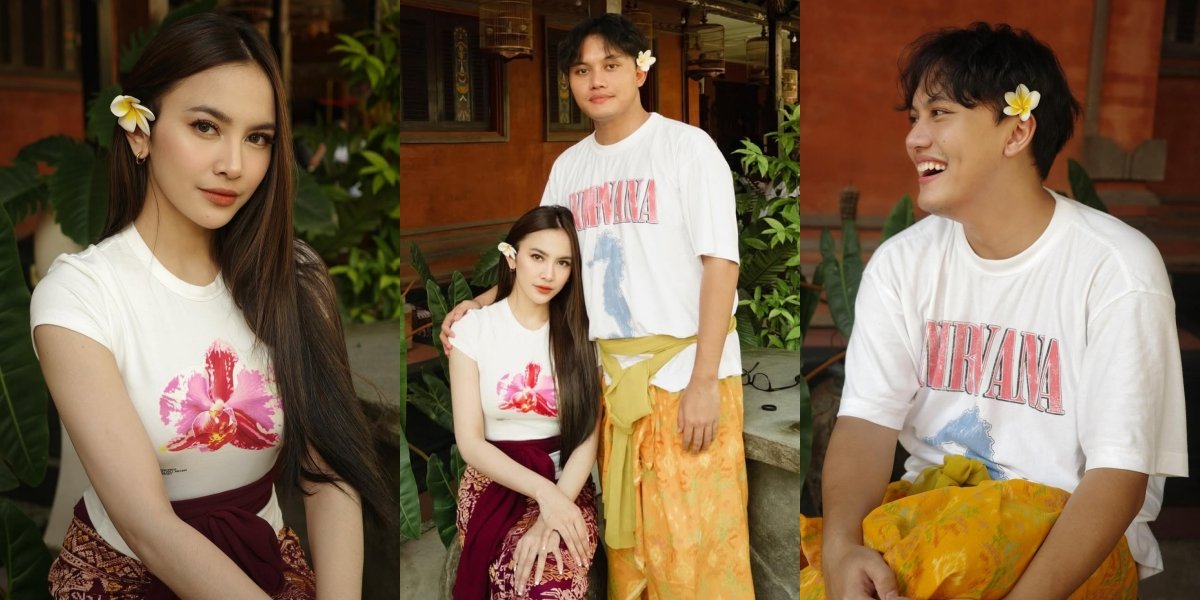 Celebrate Anniversary in Bali, 7 Photos of Mahalini and Rizky Febian in Traditional Attire - Beautiful Like a Young Girl