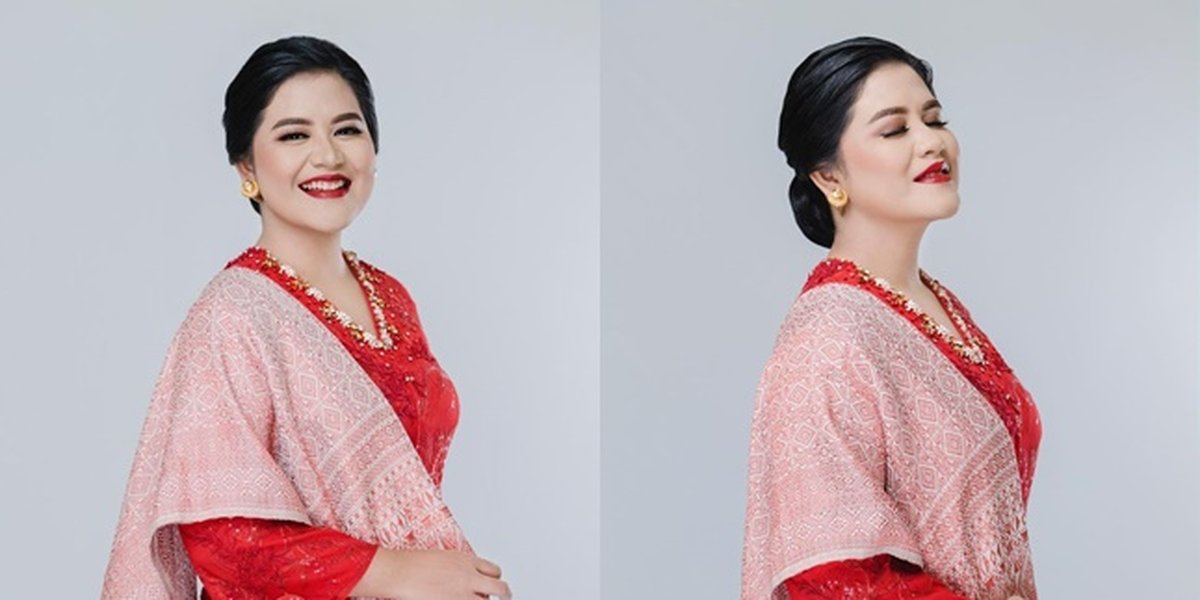 Celebrate Independence Day, 8 Portraits of Kahiyang Ayu Looking More Graceful and Enchanting in Red Kebaya
