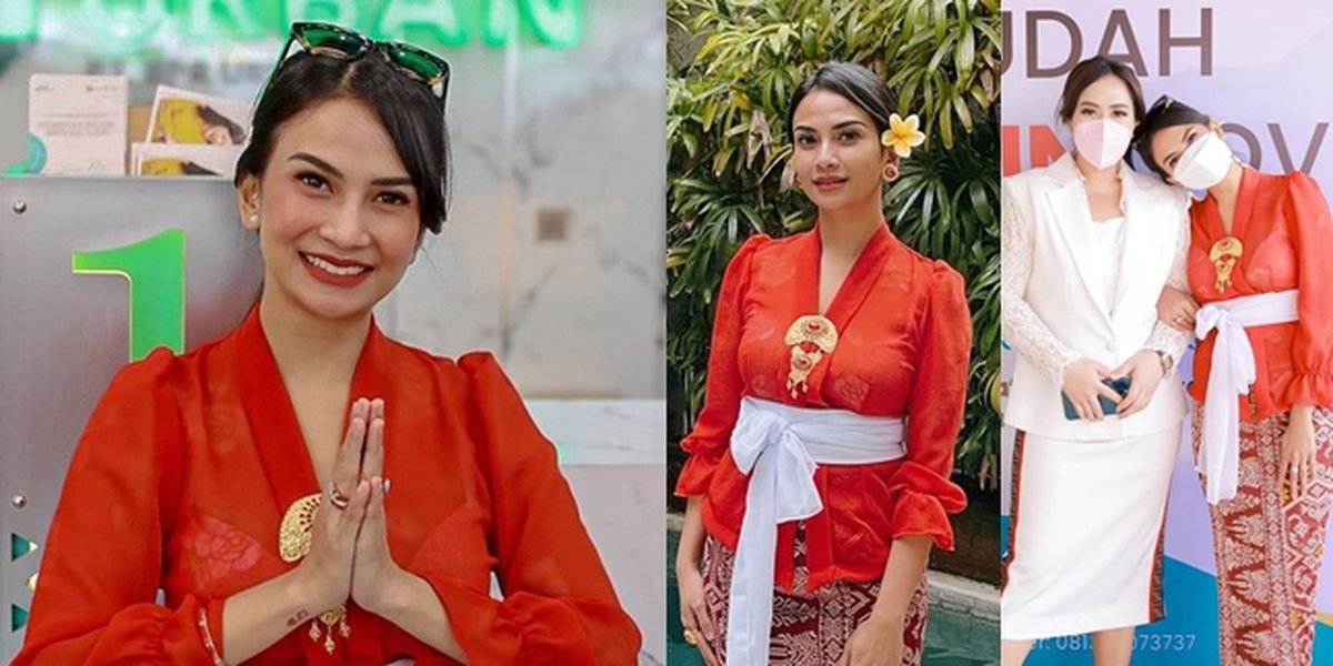 Celebrate Indonesian Independence Day, Check out 8 Beautiful Photos of Vanessa Angel Wearing Traditional Balinese Attire - Stunning!