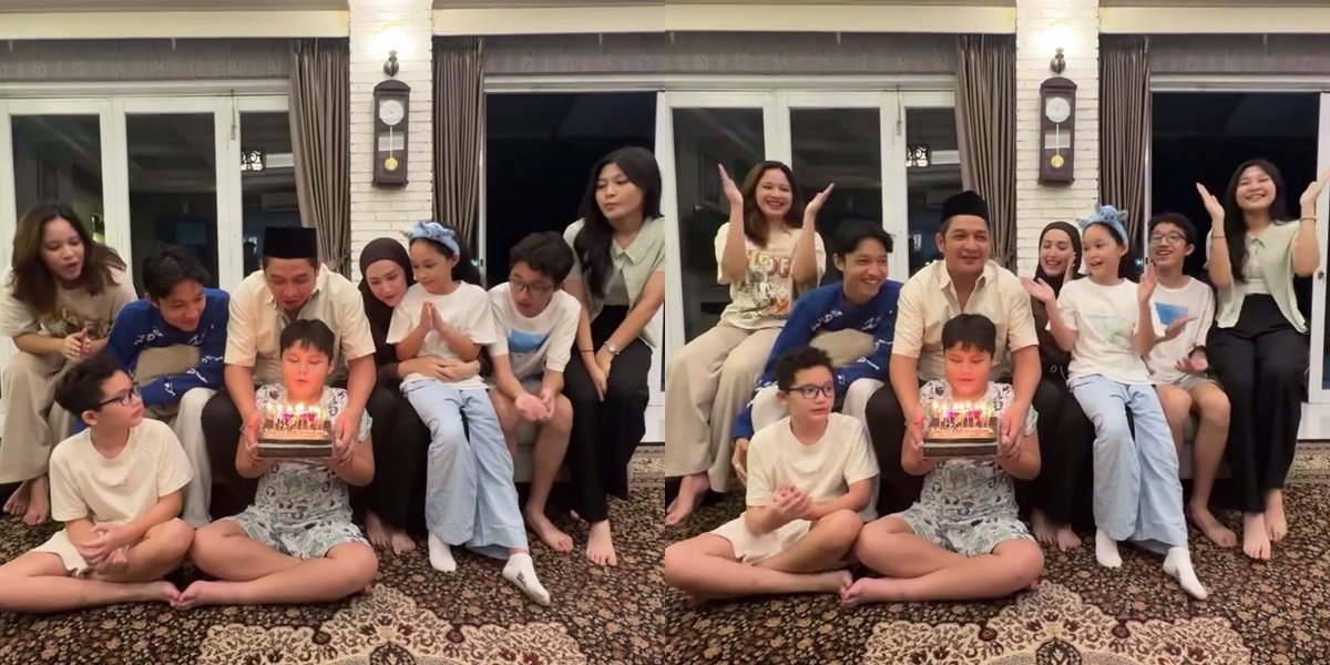 Celebrate Kiesha Alvaro's Birthday, 7 Photos of Pasha Ungu's 7 Children Gathered Together