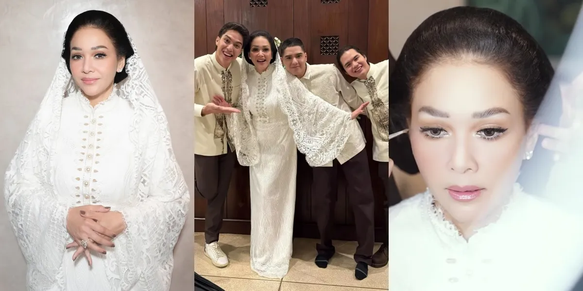 Recreate Old Look, 8 Detail Photos of Maia Estianty's Appearance at the Prayer Event Ahead of Al Ghazali and Alyssa Daguise's Wedding