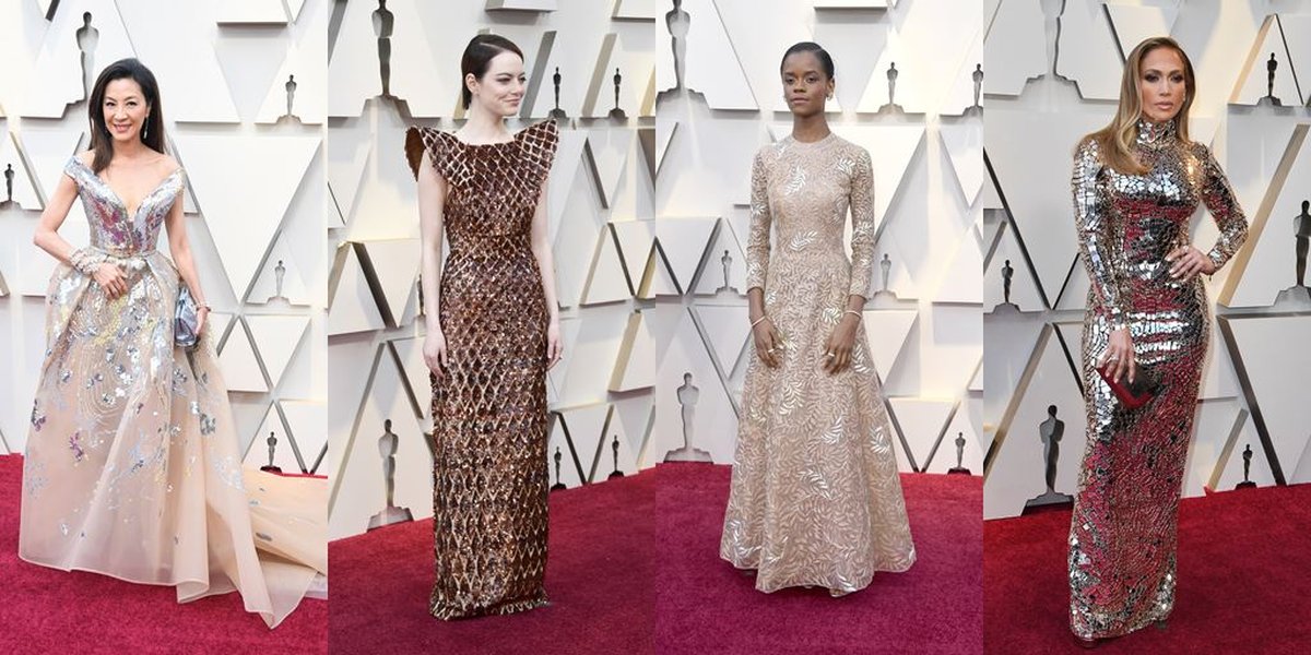 Red Carpet Momen Oscar 2019 Penuh Gaun Haute Couture Berkilau Kapanlagi