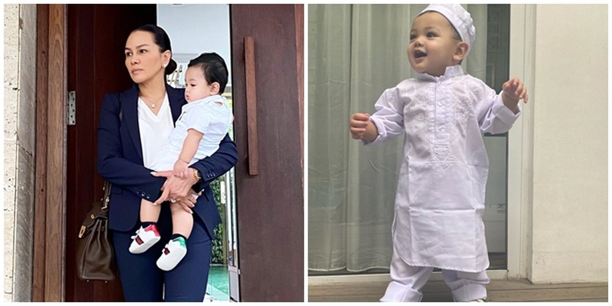 Officially Adopted by Fitri Salhuteru, Here are 6 Handsome Portraits of Baby Arkana, Nikita Mirzani's Child