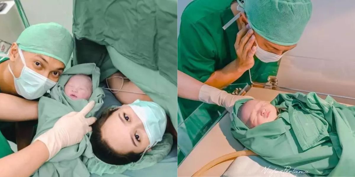 Officially Becoming Parents, Here are 9 Portraits of Adisty Juniar, the Wife of Actor Reiner Manopo, Giving Birth to Their First Child Through a Caesarean Section