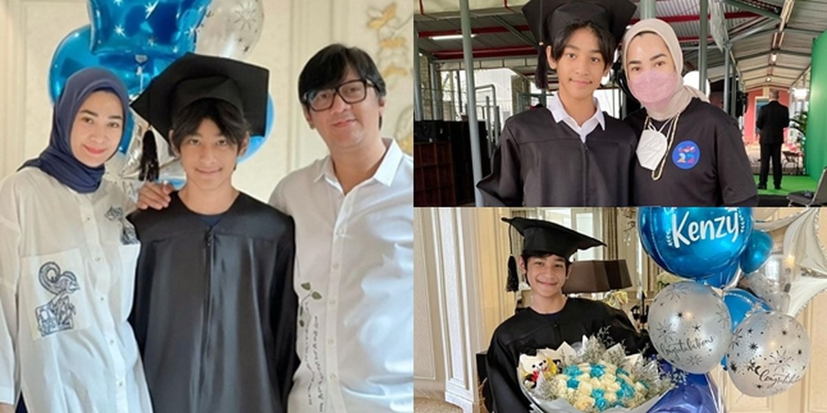 Officially Becoming a Junior High School Student, 9 Moments of Kenzy, Andre Taulany's Child, Graduation - Netizens Mistake Him for Already Being in High School