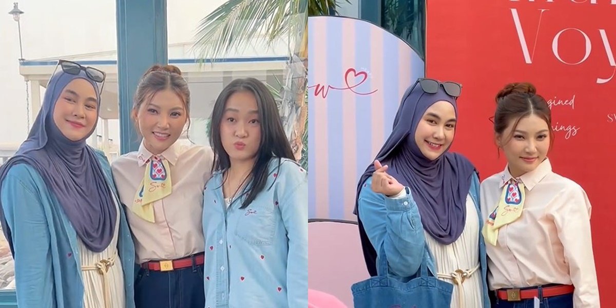 Mini Reunion Cherrybelle, Anisa Rahma Posts Photo with Felly Young at Sarwendah's Product Launch