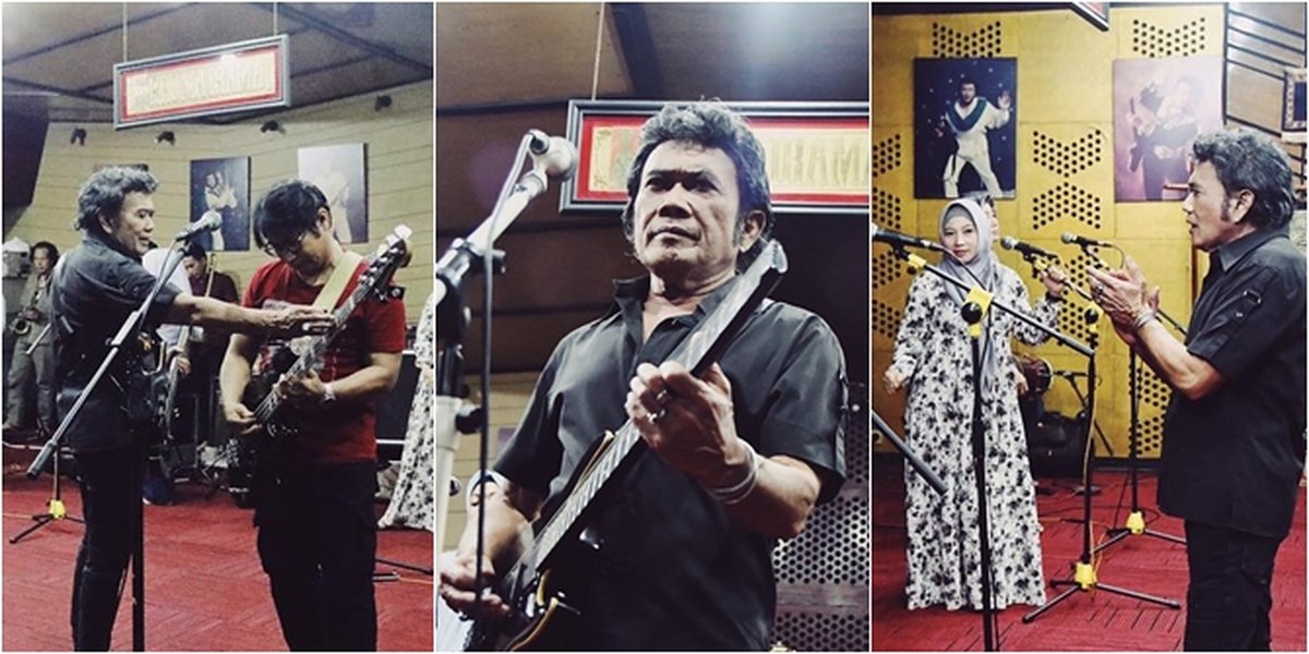 PHOTO: Rhoma Irama & Soneta Rehearsing for 24th Anniversary Concert of Indosiar