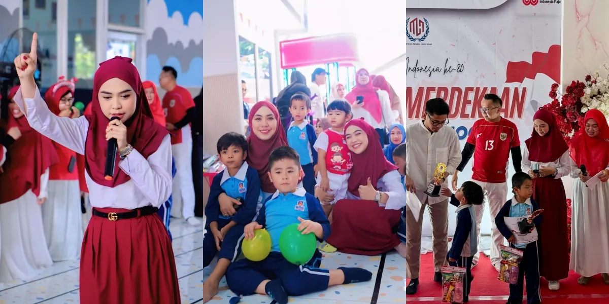 Ria Ricis Wins Multiple Prizes in the 17th Competition, Teaches Moana to Be a Sporty Kid from an Early Age