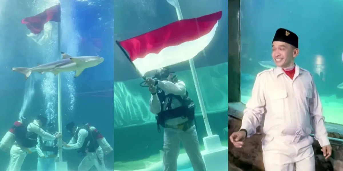 Ruben Onsu Reveals Reasons for Accepting the Challenge to Raise the Flag with Sharks During the 80th Independence Day
