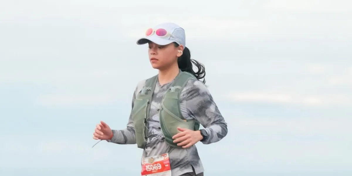 Sakina Tama Participates in Trail Running in Yogyakarta, Admits It’s Not Easy