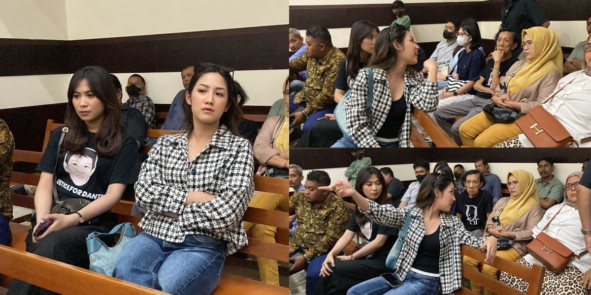 Watch the Trial of Dante's Death Case, 10 Photos of Tamara Tyasmara Sitting in the Defendant Yudha Arfandi's Family Row: Listen!