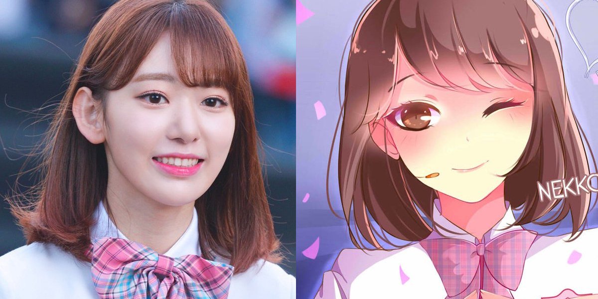 Sakura Describes IZ*ONE Members' Characters in Harem Anime