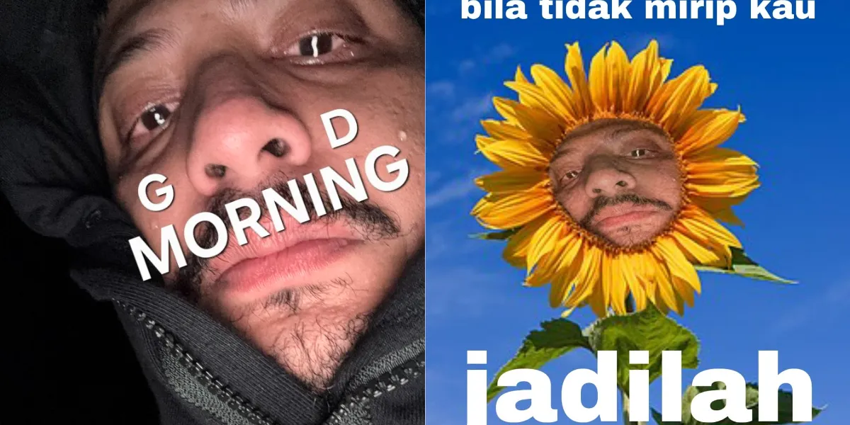 Sal Priadi Challenges Netizens to Create Memes from His Photo, Here Are 7 Hilarious Results