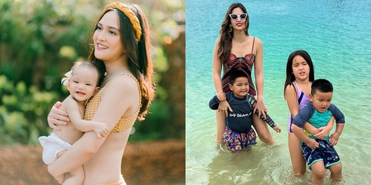 Equally Beautiful - Attracting Criticism, 8 Pictures of Shandy Aulia and Nia Ramadhani's Swimsuit Fashion Showcasing Body Goals