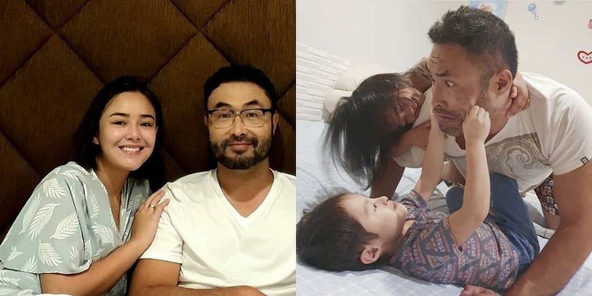 Just like in 'Ikatan Cinta', this is evidence that Surya Saputra is also an extraordinary father to his twins in the real world