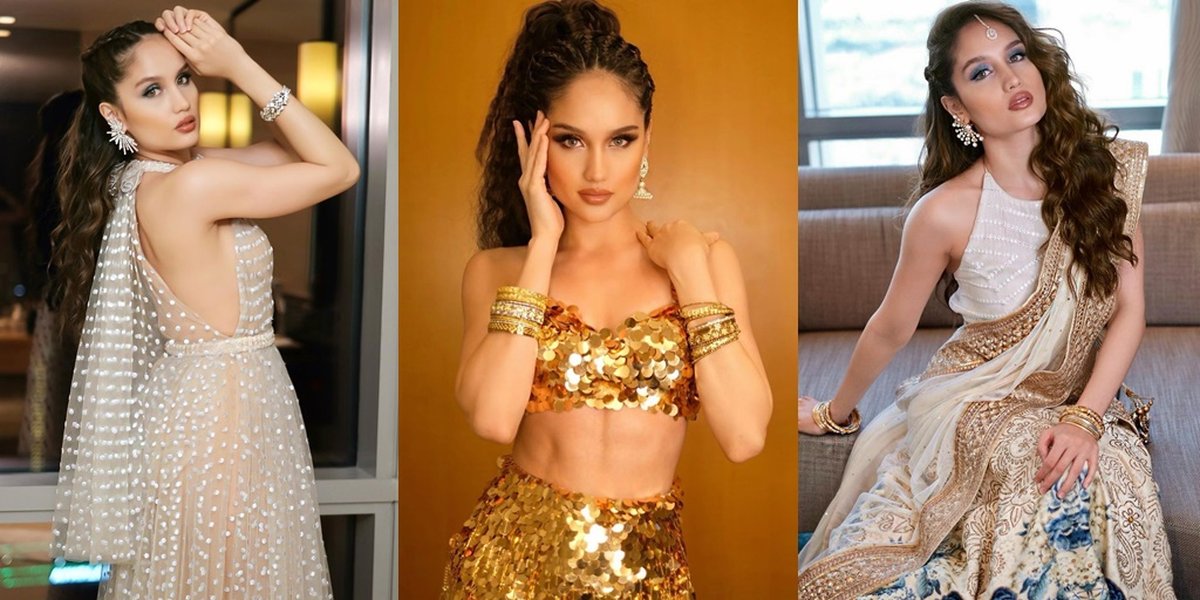 Very Beautiful, Check Out 8 Pictures of Cinta Laura Looking Elegant in Indian Traditional Clothes Like a Bollywood Queen
