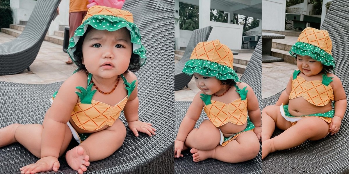 So Adorable! Xarena, Siti Badriah and Krisjiana's Child Who Suddenly Became a Pineapple