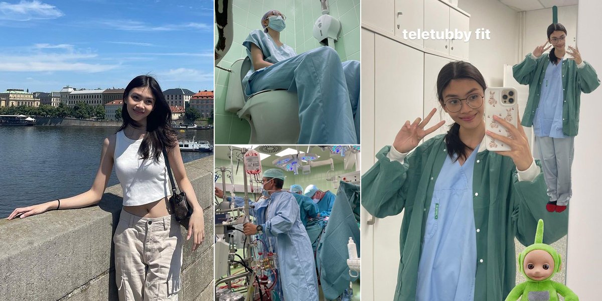 Sasi Asmara, the Child of Dian Nitami and Anjasmara, Goes to Prague to Learn Heart Surgery While on Vacation