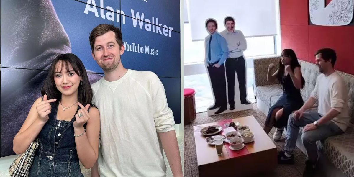 Previously Noticed, Here are 11 Photos of Happy Asmara Meeting World Musician Alan Walker - Enjoy Indonesian Cuisine Together